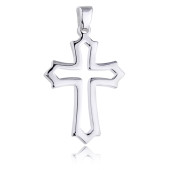 Pandantiv cruce argint DiAmanti KKS0017-DIA